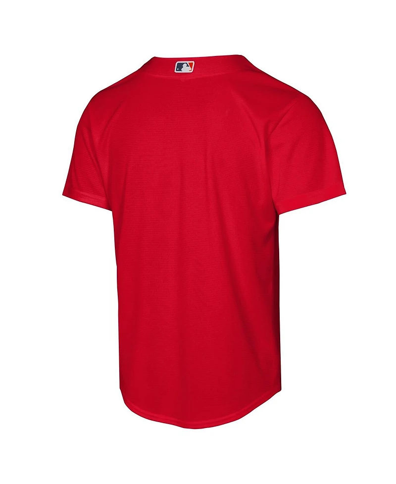 Nike Big Boys and Girls Red Boston Sox Alternate Replica Jersey