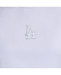 Starter Women's Light Blue Los Angeles Dodgers Pastels Ribbed Tank Top