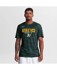 Nike Men's Green Athletics Authentic Collection Velocity Dri-fit T-Shirt