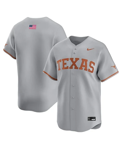 Nike Men's Gray Texas Longhorns Alternate Limited Baseball Jersey