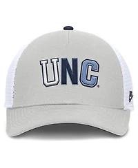 Nike Men's and Women's Gray North Carolina Tar Heels 2026 Basketball Refresh 5-Panel Rise Trucker Hat