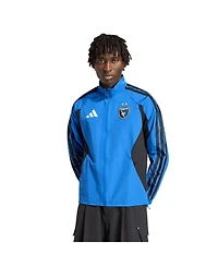 Adidas Men's Blue San Jose Earthquakes 2026 Anthem Raglan Full-Zip Jacket