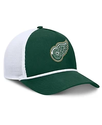 Fanatics Men's Green/White Detroit Red Wings Bermuda A-Frame Adjustable Hat