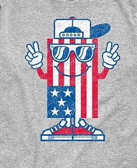 Instant Message Boys' 8-20 Flag Dude Short-Sleeve Graphic T-Shirt