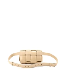 Pre-Owned Bottega Veneta Cassette Belt Bag Padded Intrecciato Leather