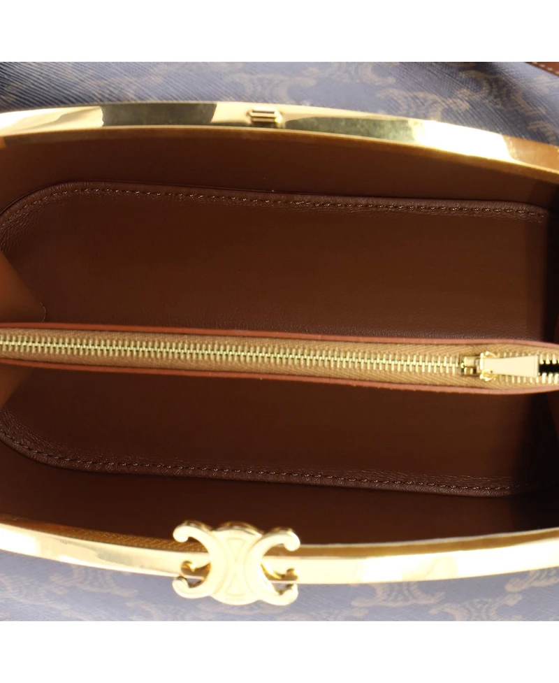 Pre-Owned Celine Lunch Box Bag Triomphe Coated Canvas