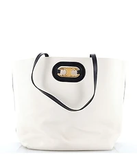 Pre-Owned Celine Cabas Maillon Triomphe Bag Canvas