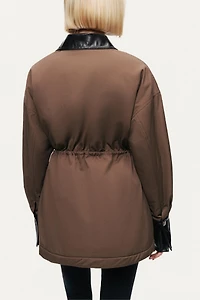 Nocturne Women's Contrast Collar Utility Jacket