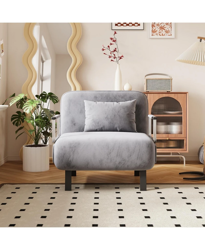 Streamdale Furniture Tri-Fold Sofa Bed with Adjustable Backrest