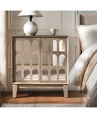 Streamdale Furniture Sideboard Buffet, Mid Century Modern Storage Cabinet with Doors & Shelves