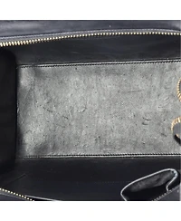 Pre-Owned Celine Mini Luggage Bag Canvas and Leather