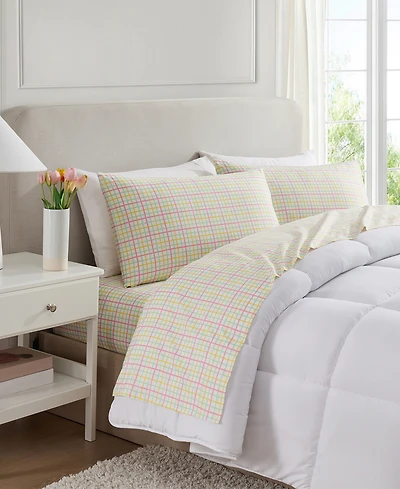 Hallmark Chromatic Grid 3-Pc. Sheet Set, Twin