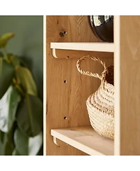 Tikamoon Soho 180 tall bathroom unit in oak