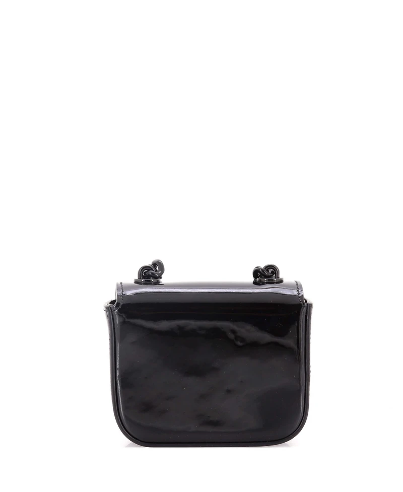 Pre-Owned Celine Mini Claude Chain Shoulder Bag Patent