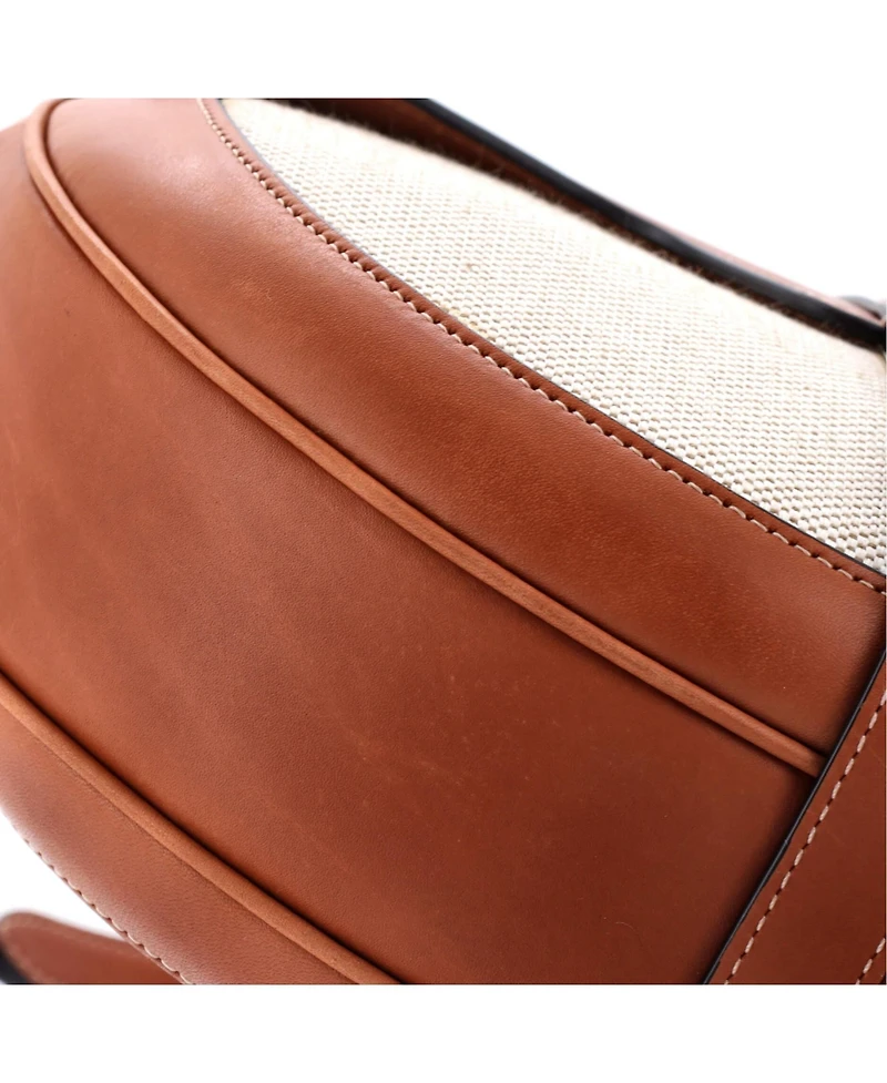 Pre-Owned Celine Medium Besace 16 Bag Canvas and Leather