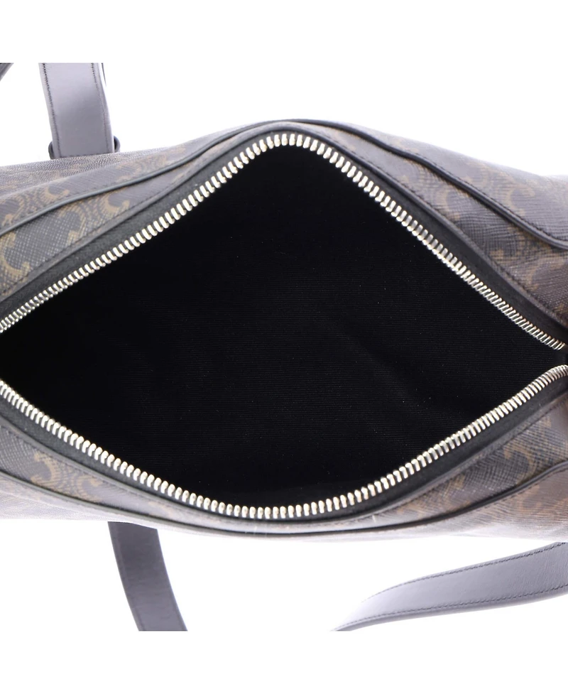 Pre-Owned Celine Medium Roller Messenger Bag Triomphe Coated Canvas