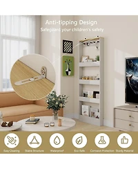 Rainsken Behind Door Bookshelf