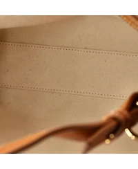 Pre-Owned Celine Small Vertical Cabas Tote Canvas with Leather