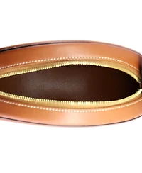 Pre-Owned Celine Triomphe Oval Crossbody Bag Canvas and Leather