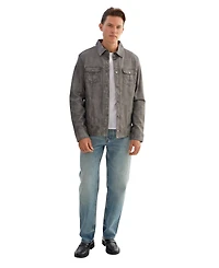 Regency Leathers Men's Gavi Denim Leather Shirt Jacket