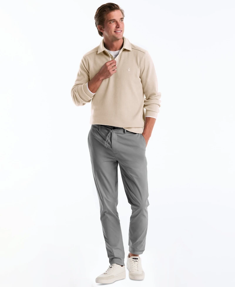 Original Penguin Men's Slim-Fit Waffle Knit Polo Sweater