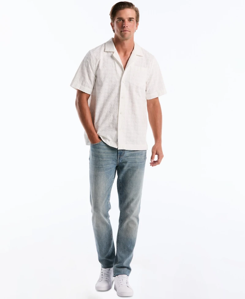 Original Penguin Men's Novelty Embroidered Camp Shirt