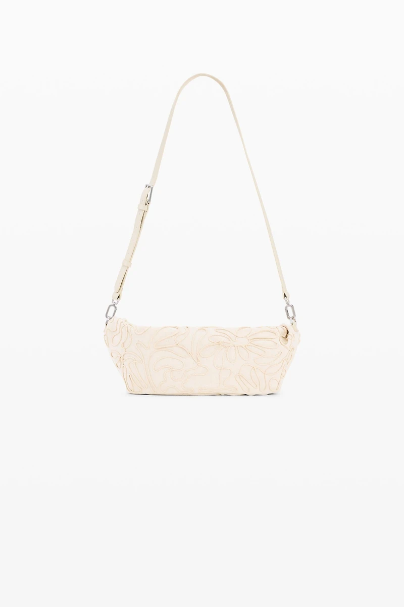 Desigual Women's Medium raffia bag flower