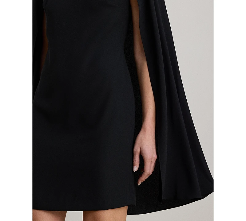 Lauren Ralph Women's Georgette Cape Dress