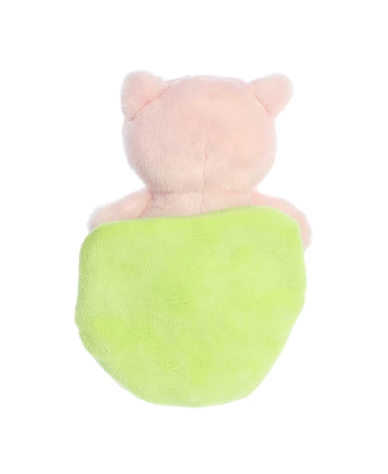 ebba Small Paisley Piglet Pocket Peekers Playful Baby Plush Toy Pink 5.5"