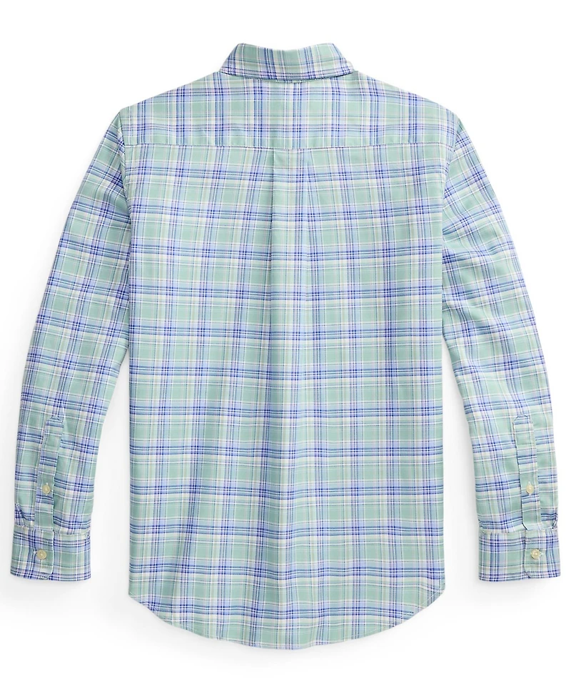 Polo Ralph Lauren Boys' 8-20 Plaid Performance Oxford Shirt