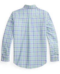 Polo Ralph Lauren Boys' 8-20 Plaid Performance Oxford Shirt