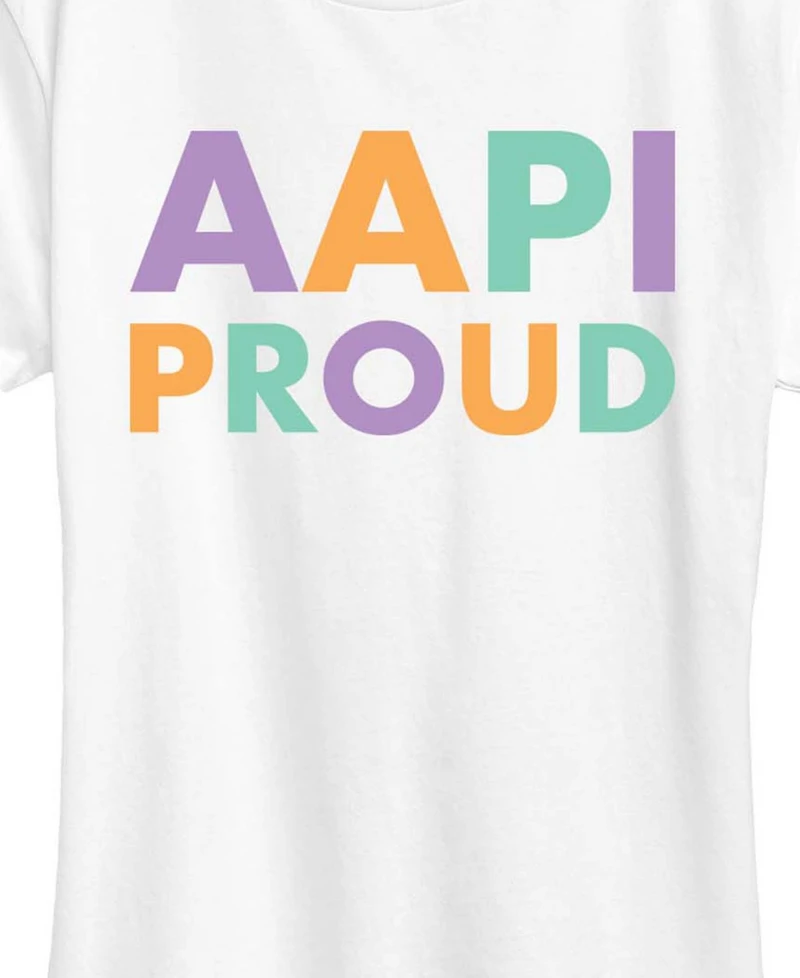 Hybrid Apparel Plus Instant Message Aapi Proud Graphic T-Shirt