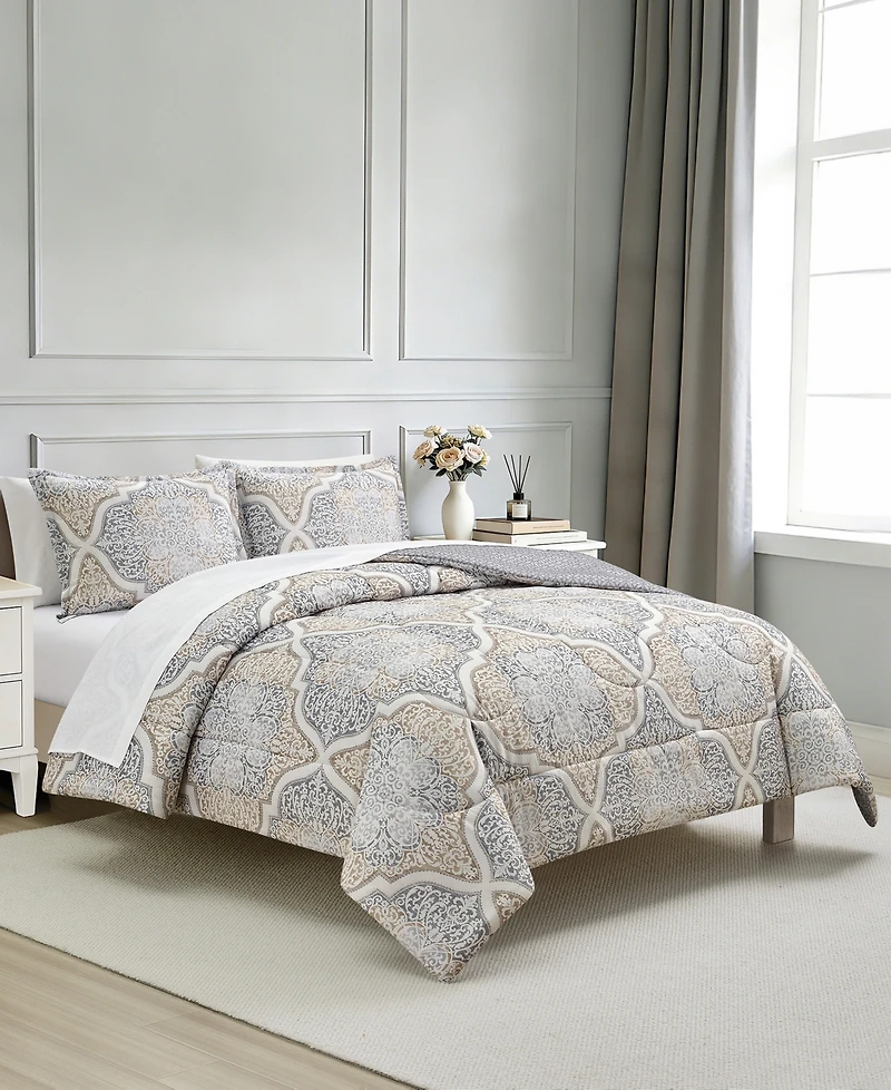 Macy's Estelle Reversible 3-Pc. Comforter Sets