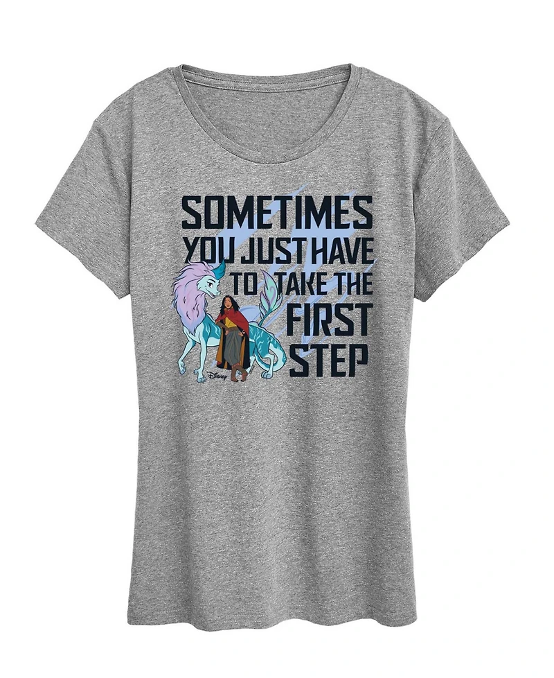 Hybrid Apparel Plus Raya and The Last Dragon Take First Step Graphic T-Shirt