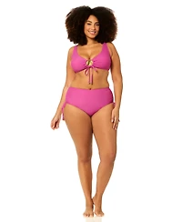 Raisins Curve Plus Ronda V-Neck Swim Bikini Top