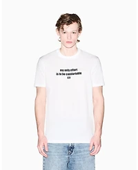 A|X Armani Exchange Men's Short Sleeve Fun Wording T-Shirt