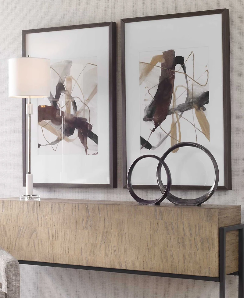 Uttermost Interjection Abstract Prints, Set of 2