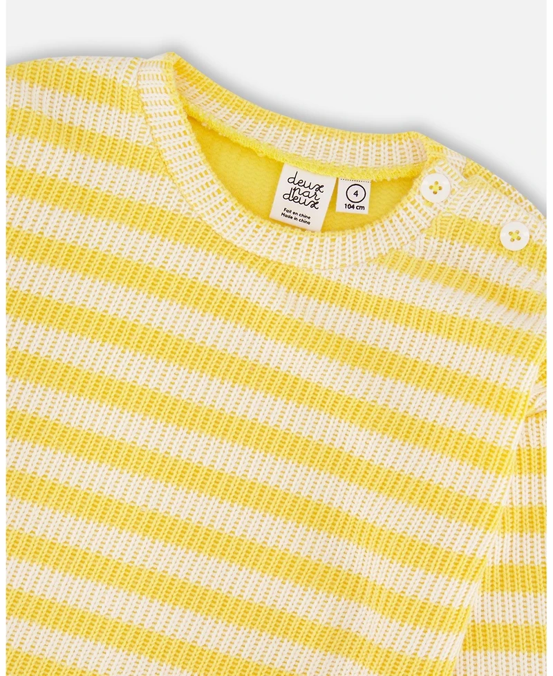 Deux par Deux Little Girls Striped Sweater