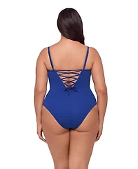 S3 Apparel Women's Sculpting Corset Underwire One-Piece Swimsuit