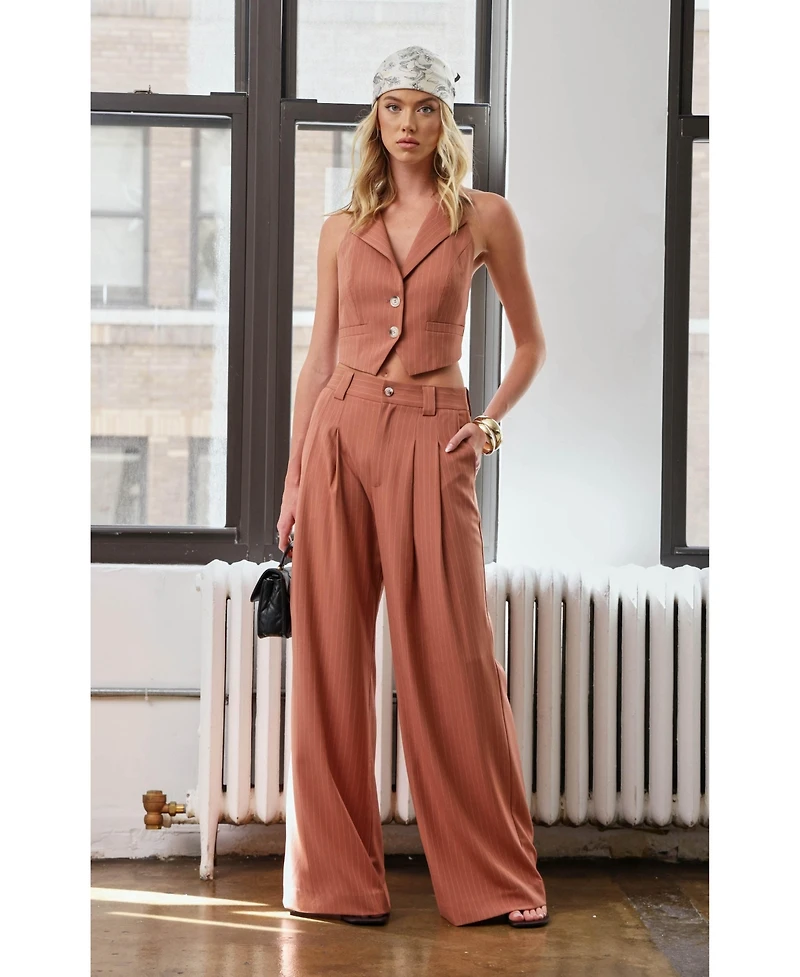 Walter Baker Women's Clay Pinstripe Belinda Pant