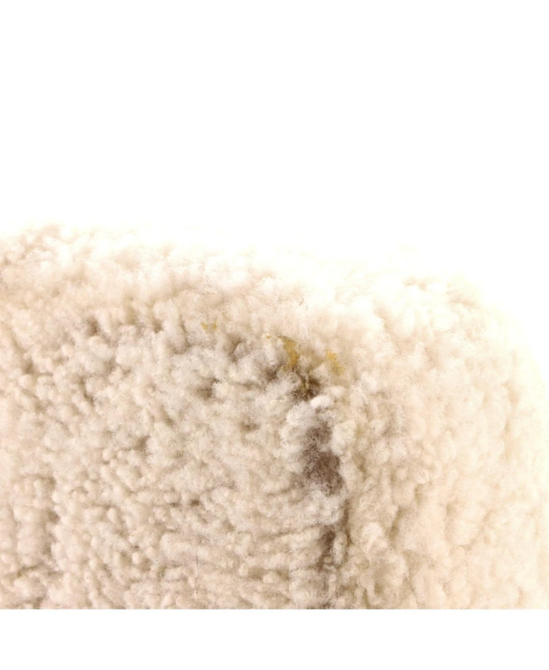 Pre-Owned Celine Mini Triomphe Shoulder Bag Shearling