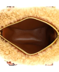 Pre-Owned Celine Medium Heart Bag Shearling with Leather