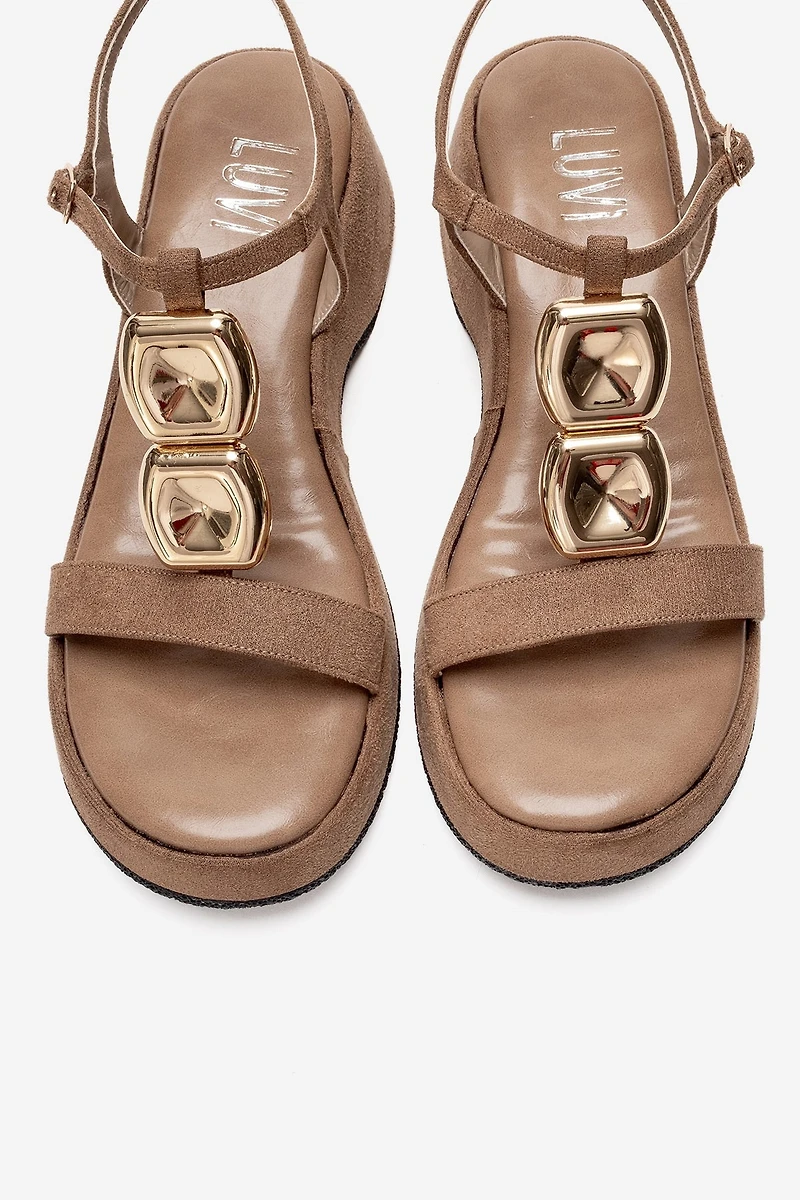 Prologue Shoes Matt Platform Sandal