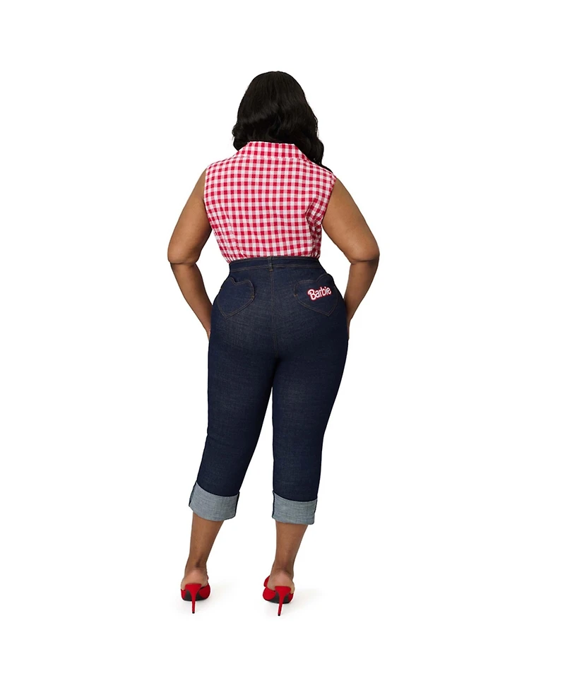 Unique Vintage Plus Denim Capris