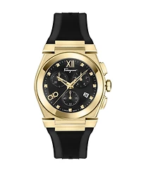 Ferragamo Men's Ip Yellow Gold Stainless Steel Bracelet Watch, 40mm