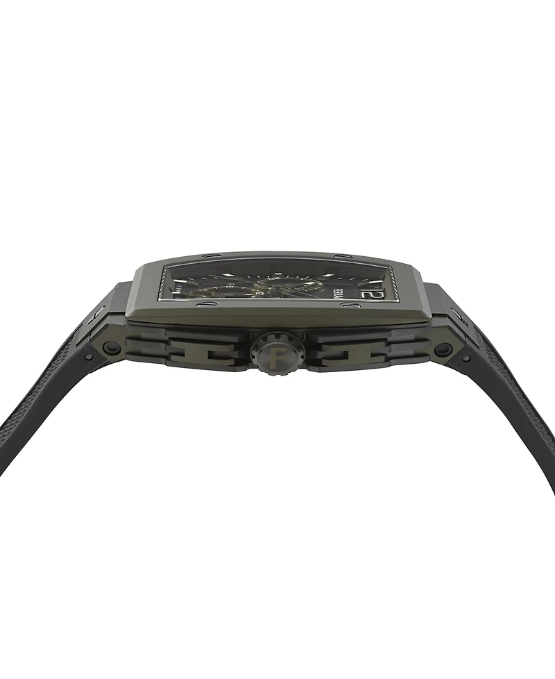 Ferragamo Men's Green Stainless Steel Bracelet Watch, 42mm