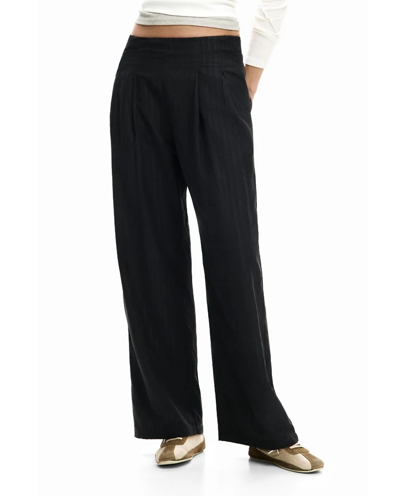 Desigual Women's Long pleated trousers