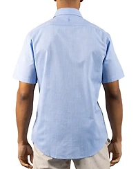 Tailorbyrd Men's Signature Chambray Short Sleeve Shirt