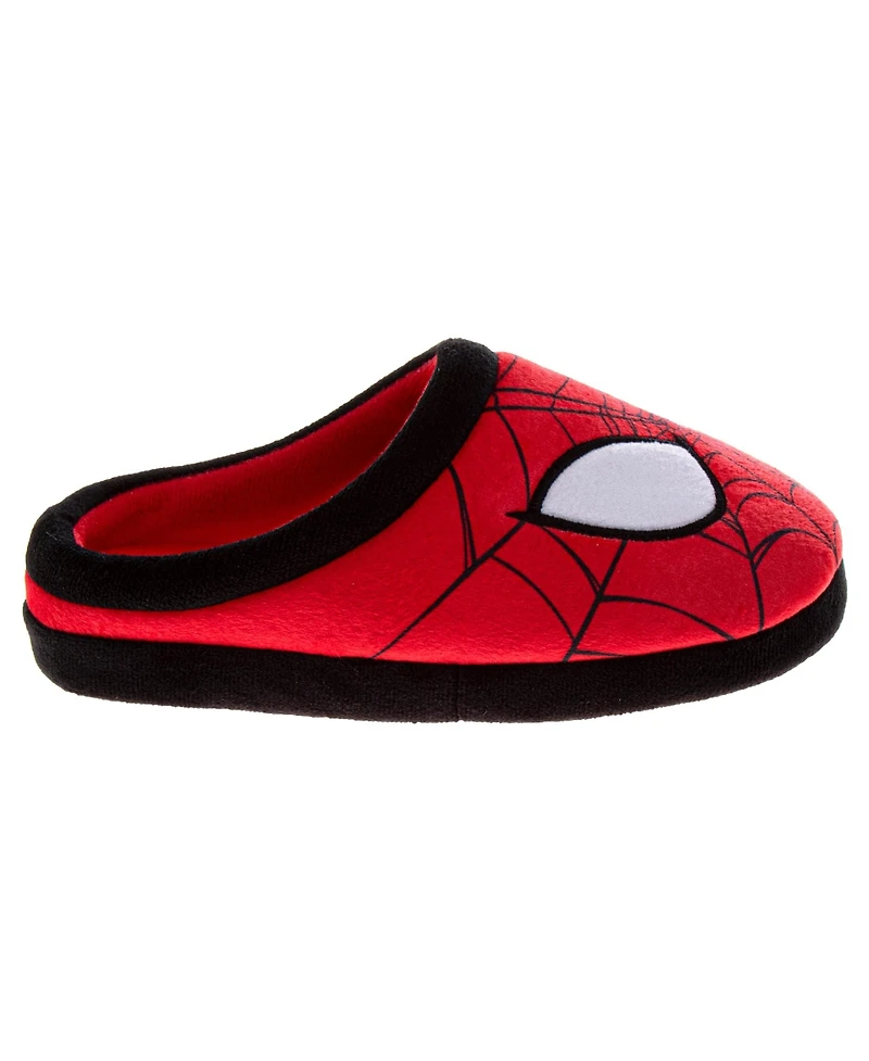Spider-Man Toddler Marvel Spiderman Slippers Cozy, Plush, and Fun House Footwear