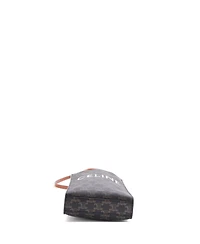 Pre-Owned Celine Mini Vertical Cabas Tote Triomphe Coated Canvas